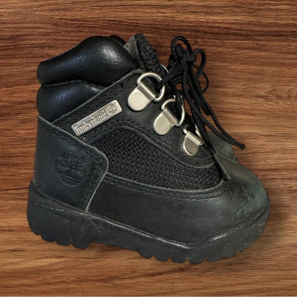 Timberland Toddler Field Boot SZ ￼4 Black - Picture 1 of 9